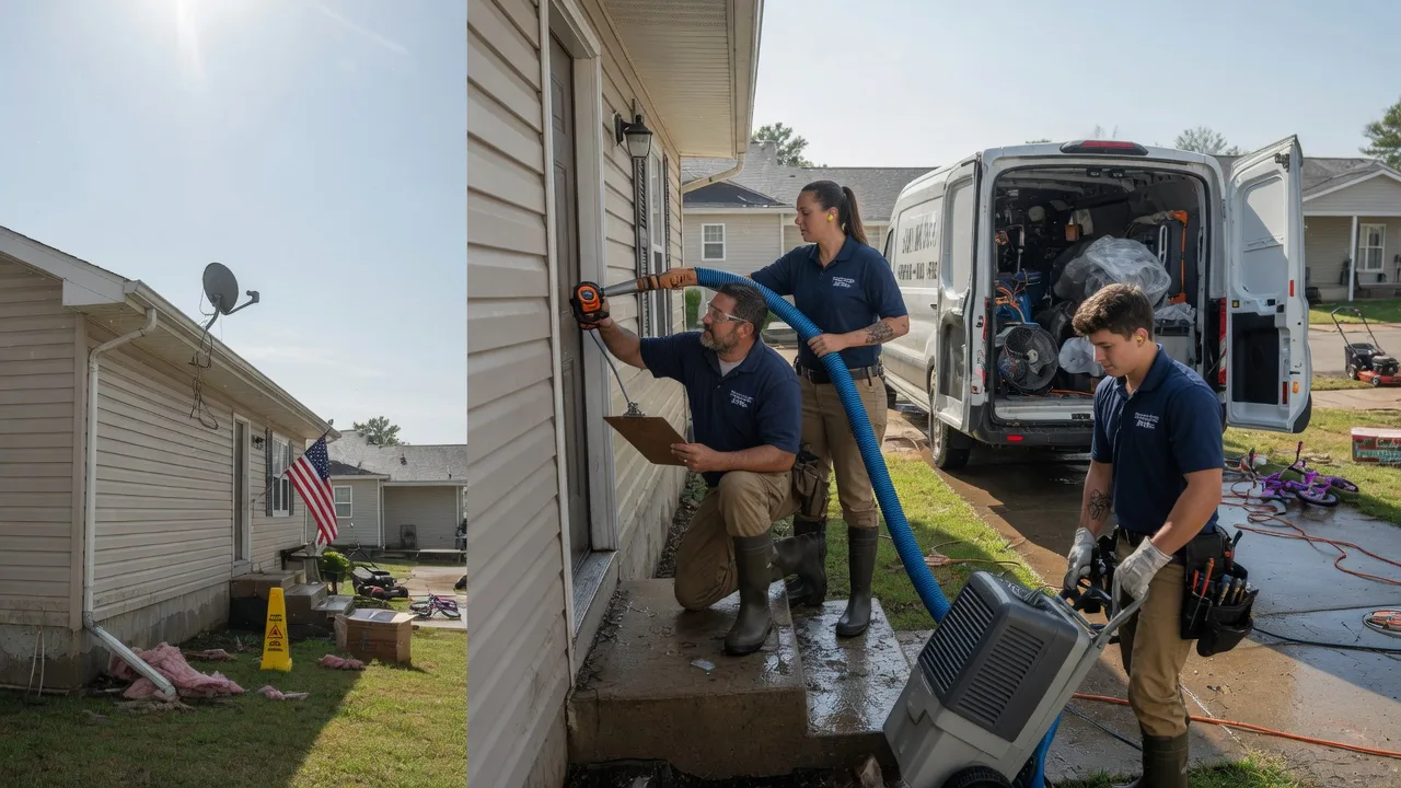 Ceiling Water Damage Restoration in Southside, TN near me